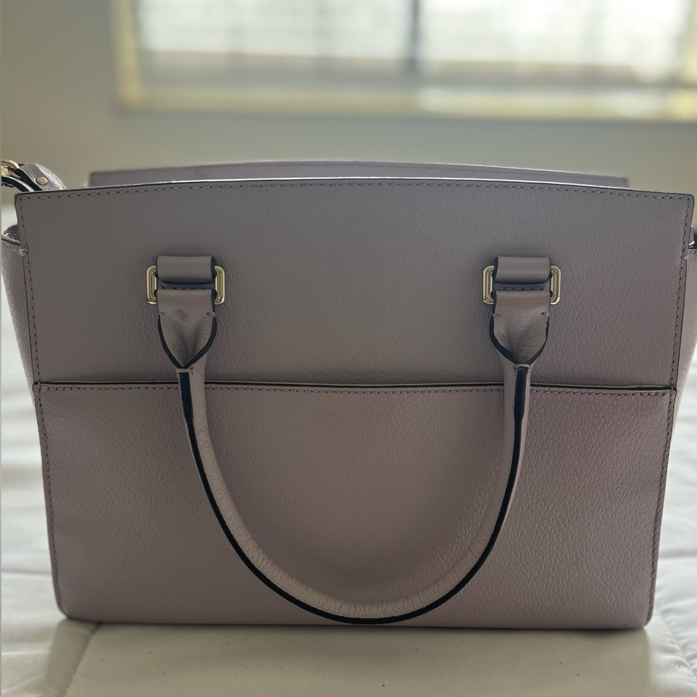 Kate Spade Dusty Mauve Leather Tote with Matching Wallet - Picture 5 of 12